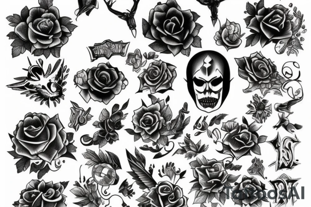 through tattoo idea