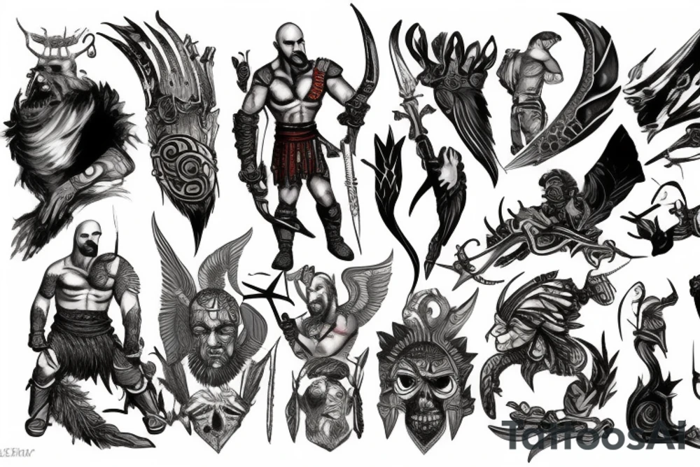 God of war tattoo idea