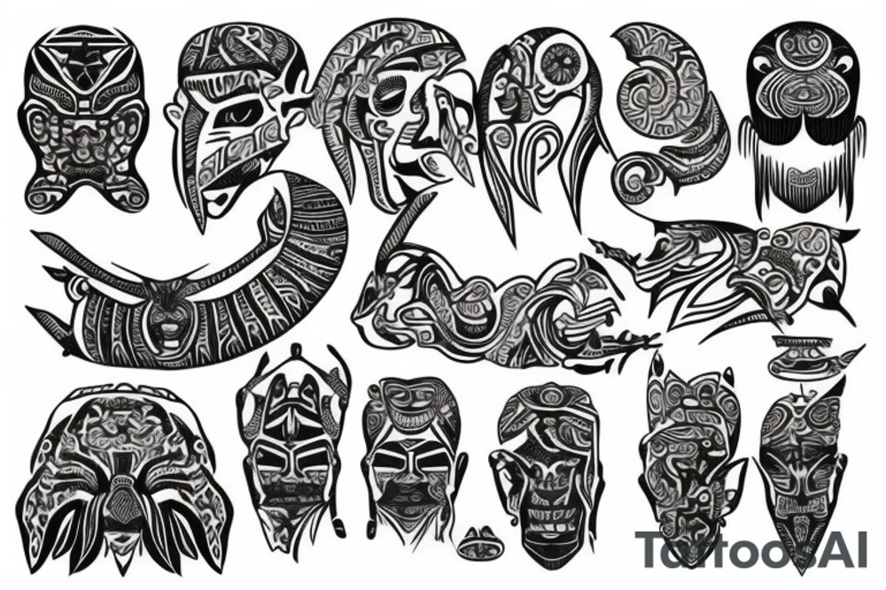 through tattoo idea