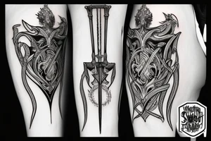 Sheld sword tattoo idea