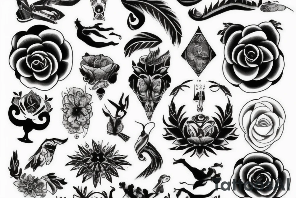 Череп tattoo idea