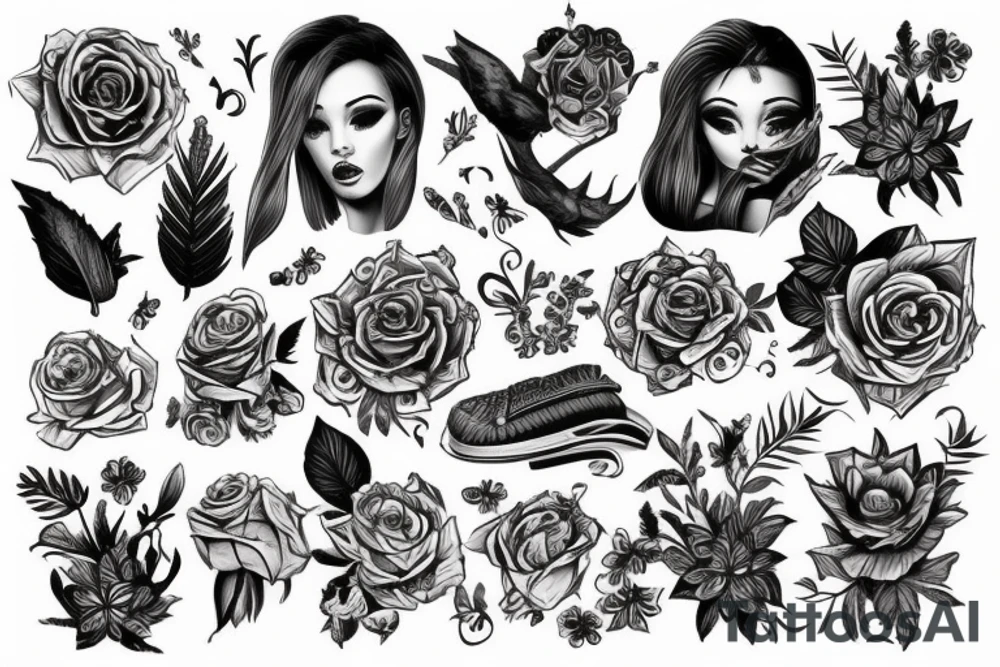Кузнец кующий птицу tattoo idea