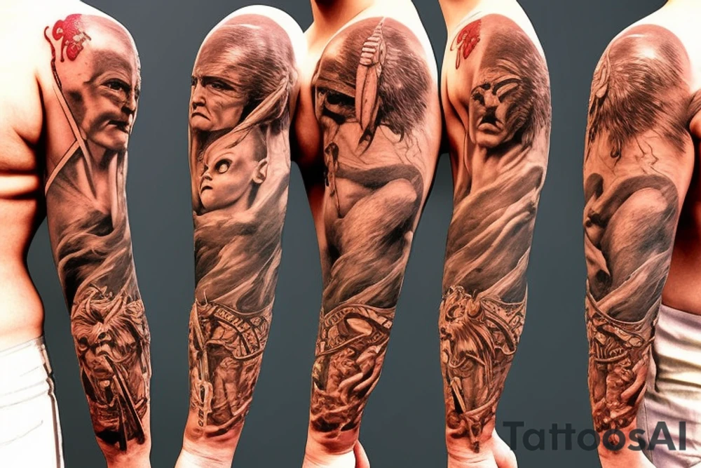God of war tattoo idea