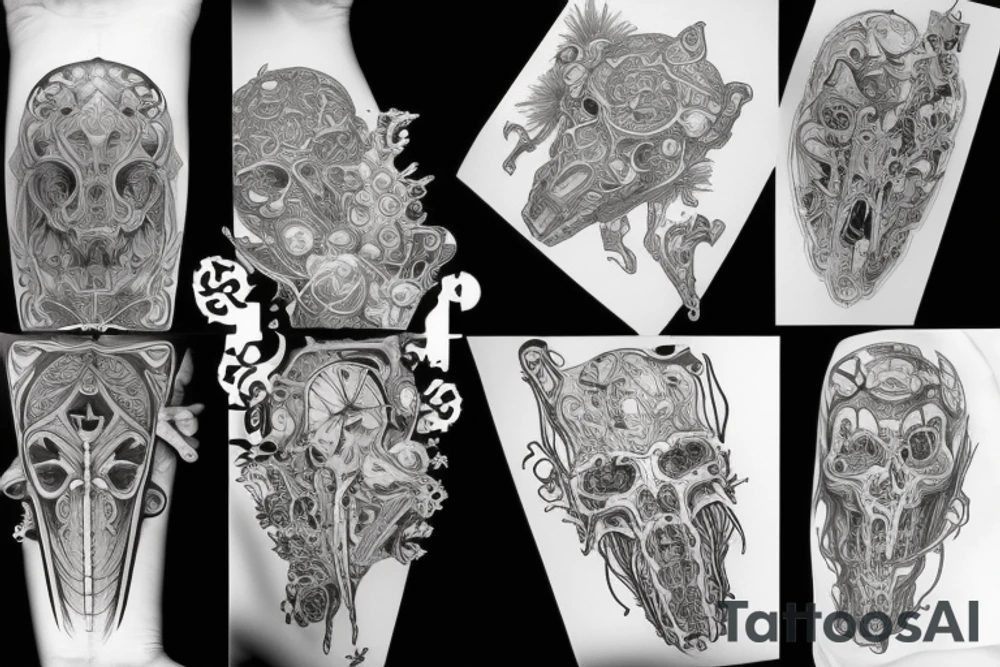 Аура демона tattoo idea