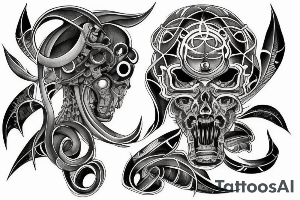 Аура демона tattoo idea