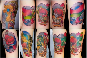 Color mini tatto tattoo idea