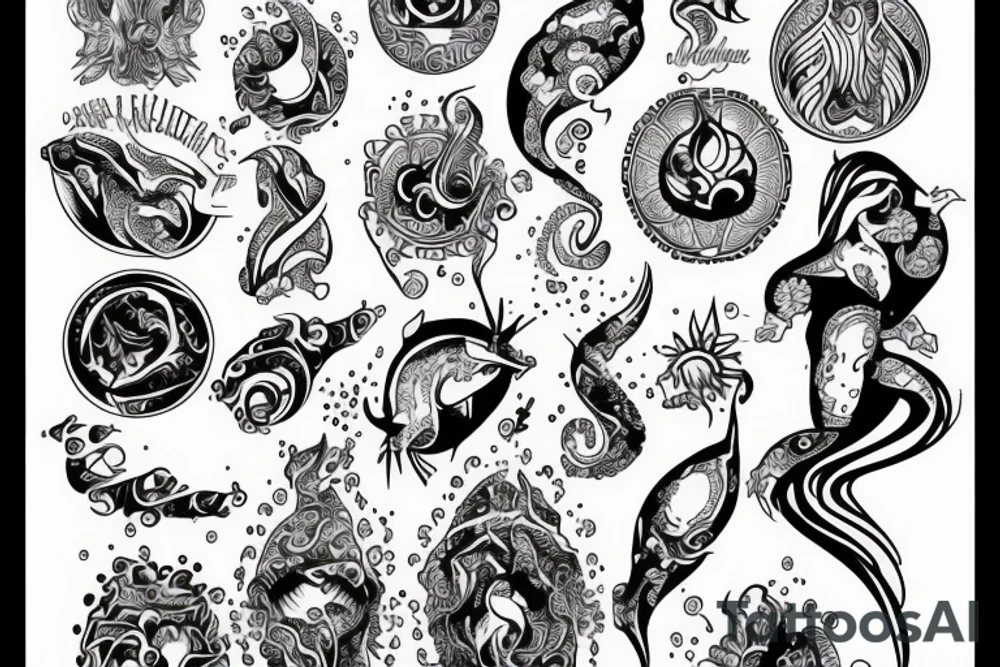 aquarius tattoo idea
