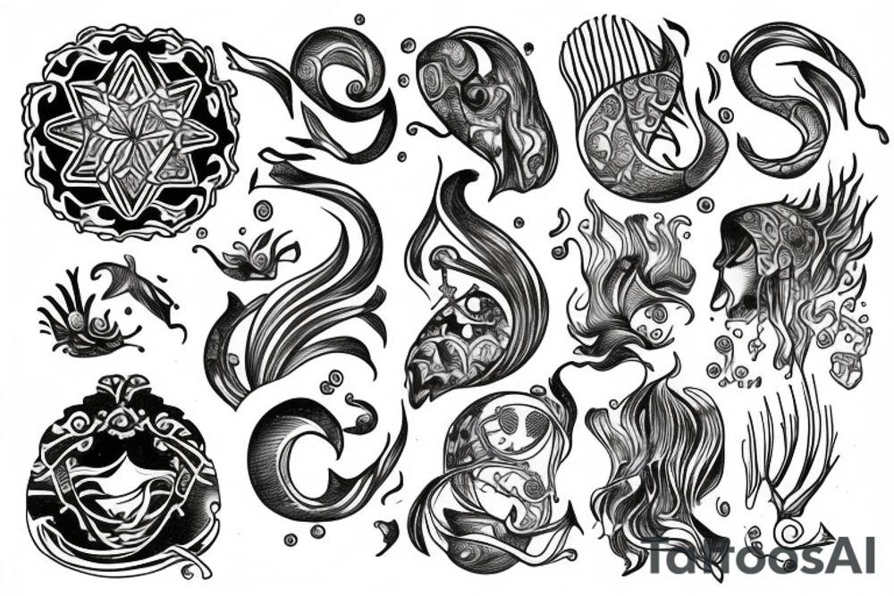 aquarius tattoo idea