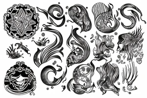 aquarius tattoo idea
