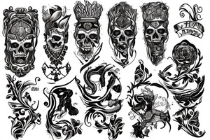 Old Slavs pictures tattoo idea