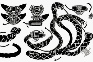 Cobra robot tattoo idea