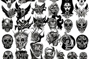 Satana tattoo idea