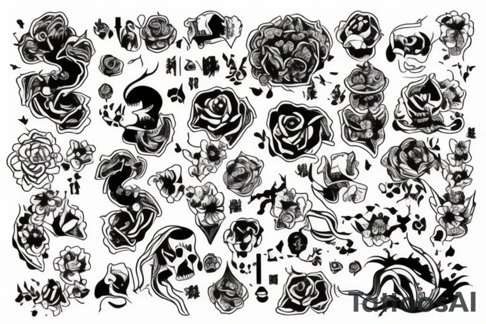 Самурай под солнцем tattoo idea