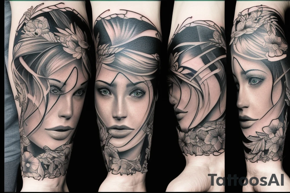 Train tattoo idea