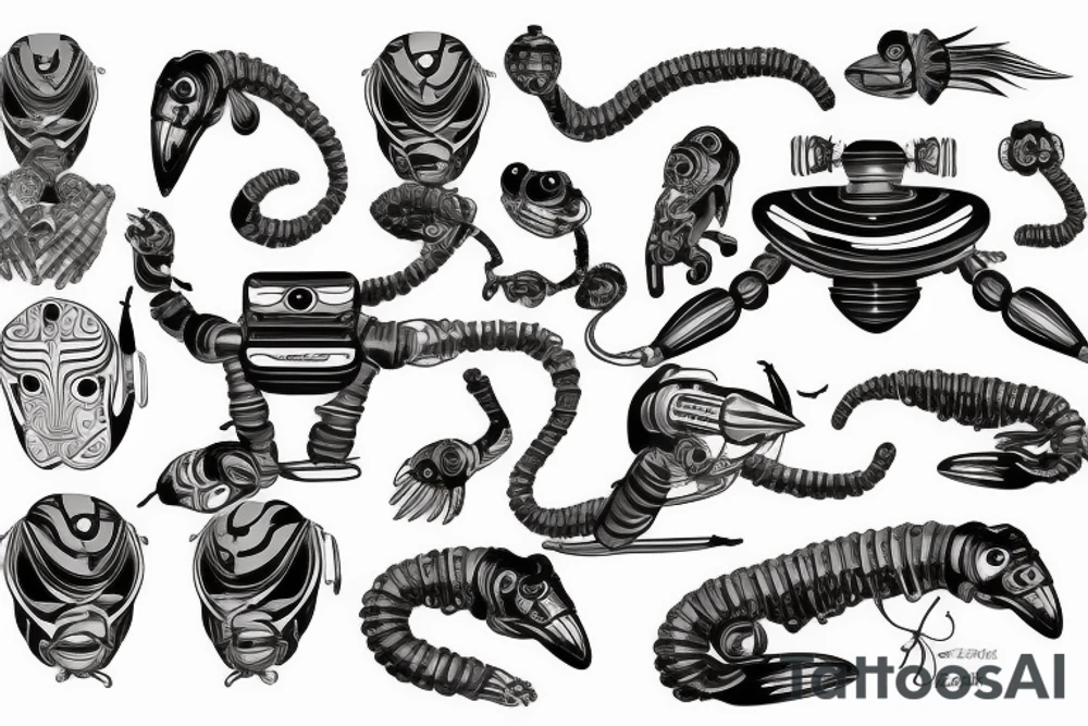 Cobra robot tattoo idea