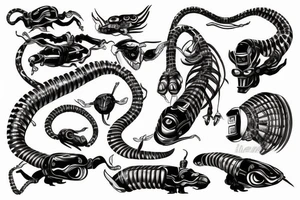Cobra robot tattoo idea