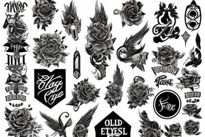 tattoo sleeve in the style of old school tattoo idea