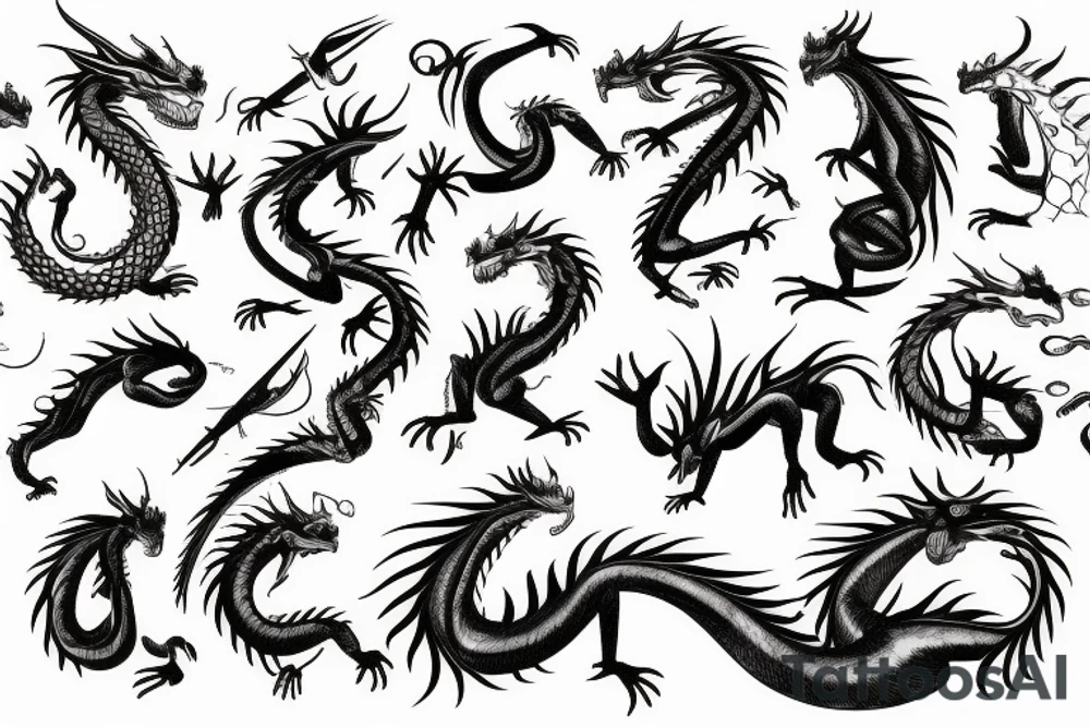 Dragon tattoo idea