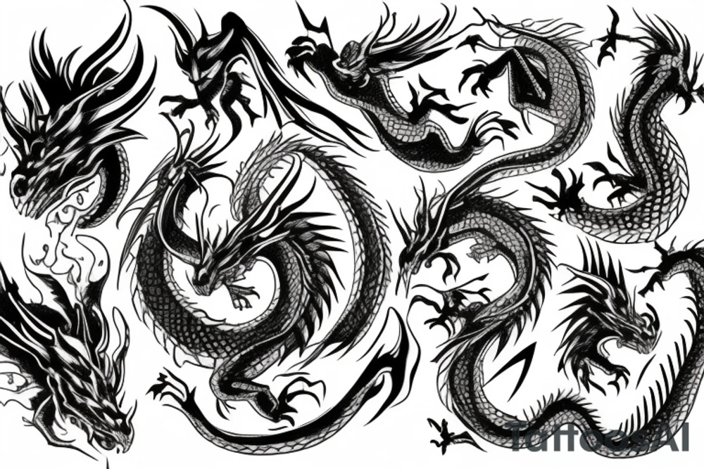 Dragon tattoo idea