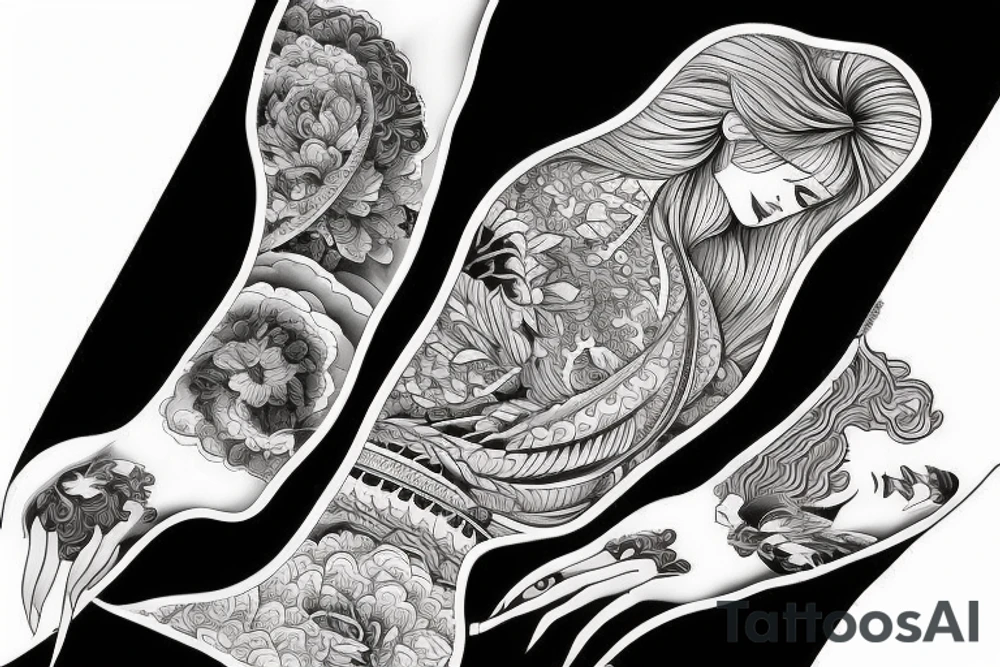 Акула выпрыгивает из воды с открытой пастью tattoo idea