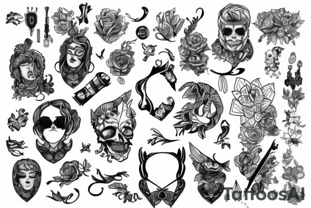 Надпись bld tattoo idea