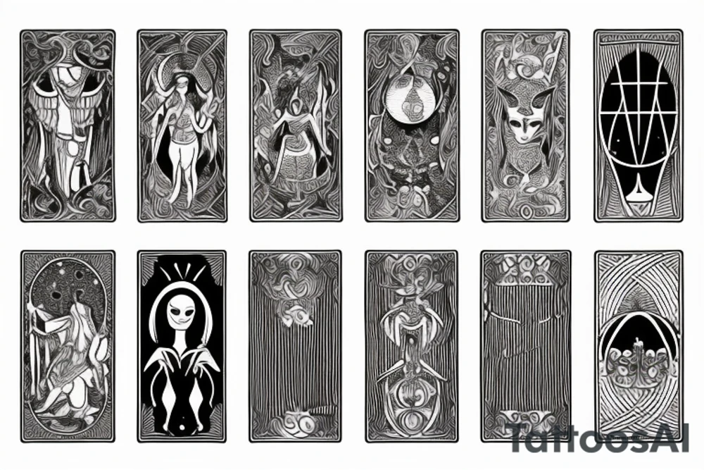 Tarot tattoo idea
