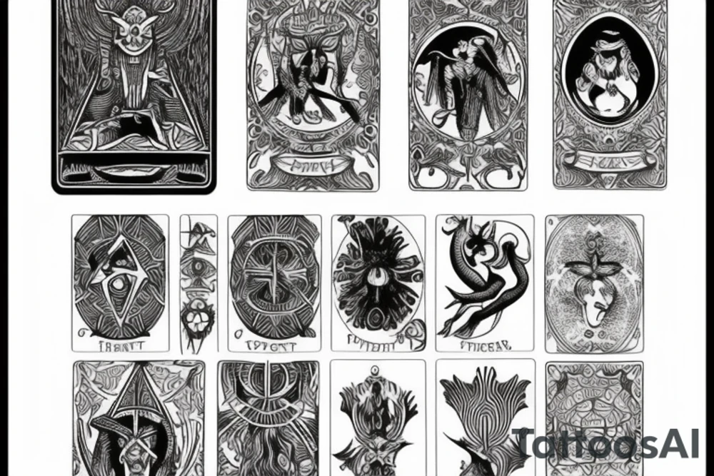 Tarot tattoo idea