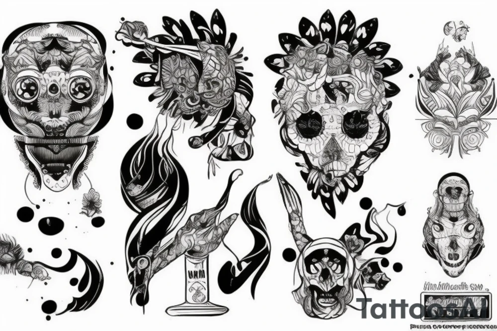 Множество глаз tattoo idea