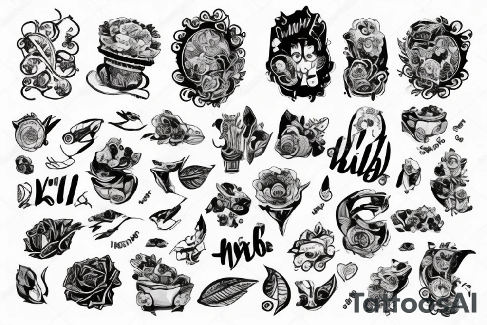 Корона в мультяшном стиле tattoo idea