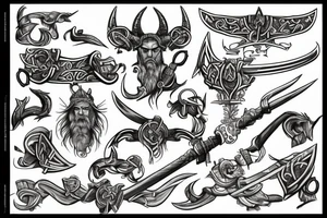 Viking for axe tattoo idea