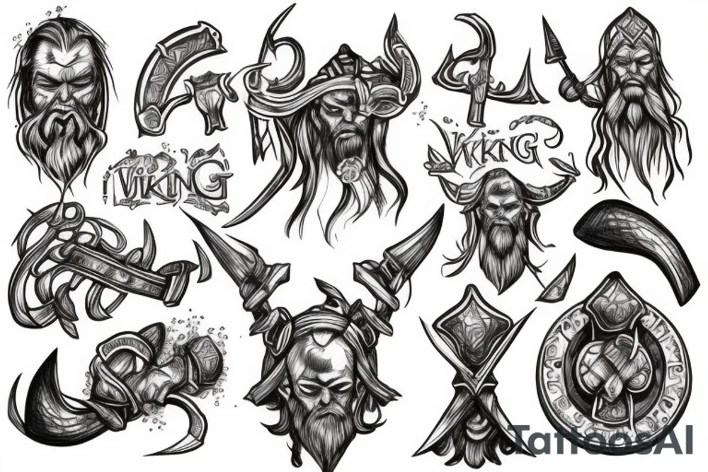 Viking for axe tattoo idea