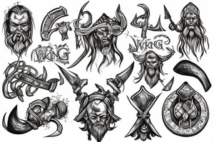 Viking for axe tattoo idea
