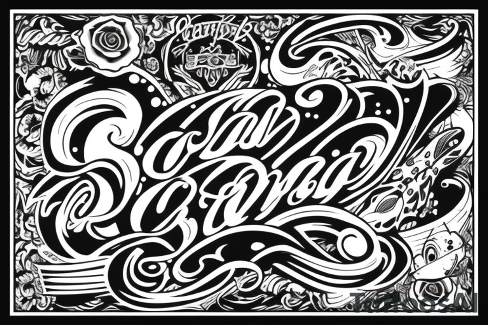 tattoo sleeve in the style of old school tattoo idea