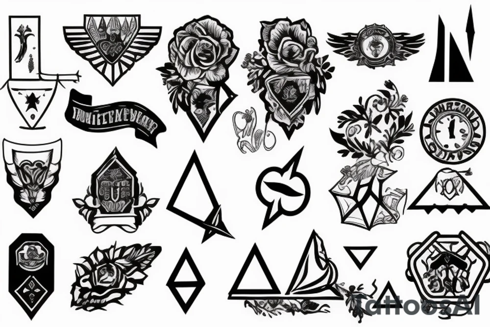 Знак зодиака близнецы tattoo idea