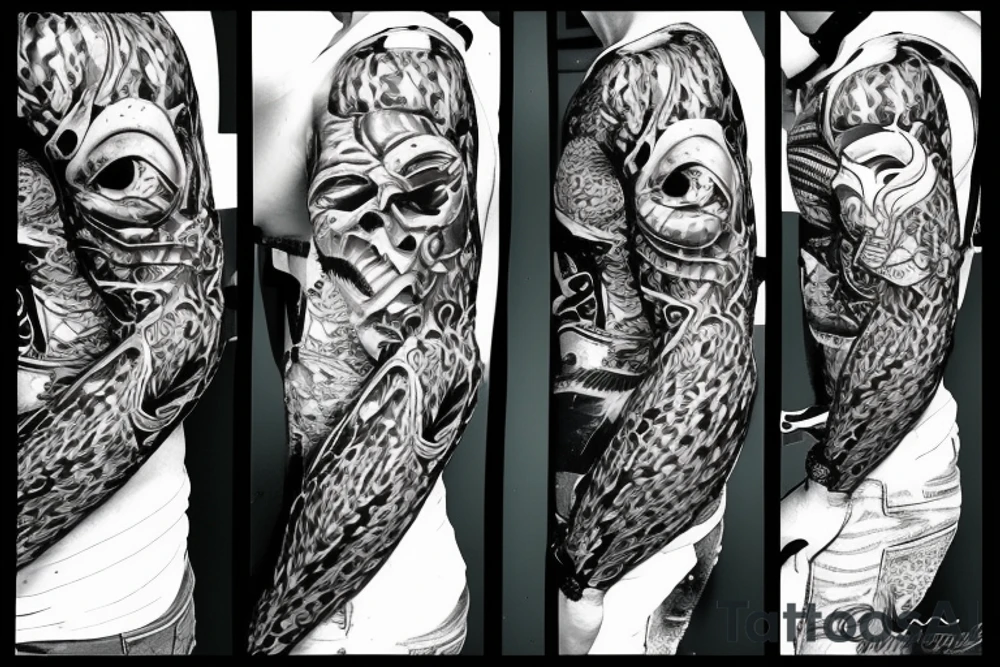 Cobra cyber tattoo idea