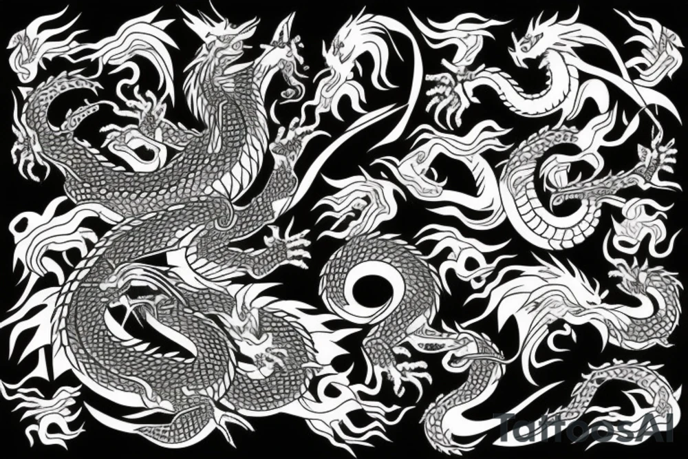 Dragon tattoo idea