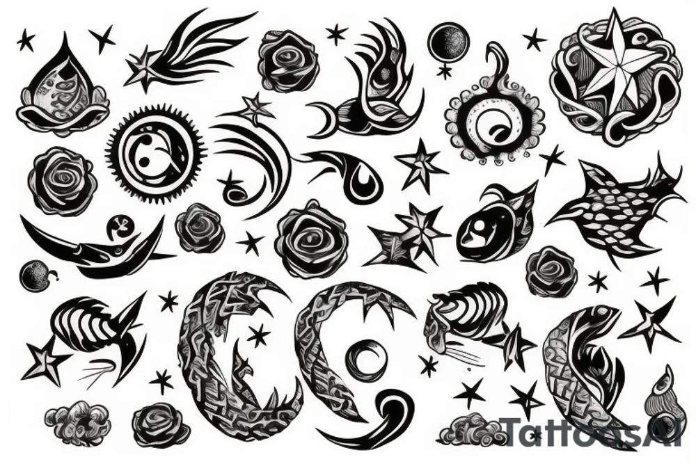 aquarius tattoo idea