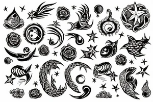 aquarius tattoo idea