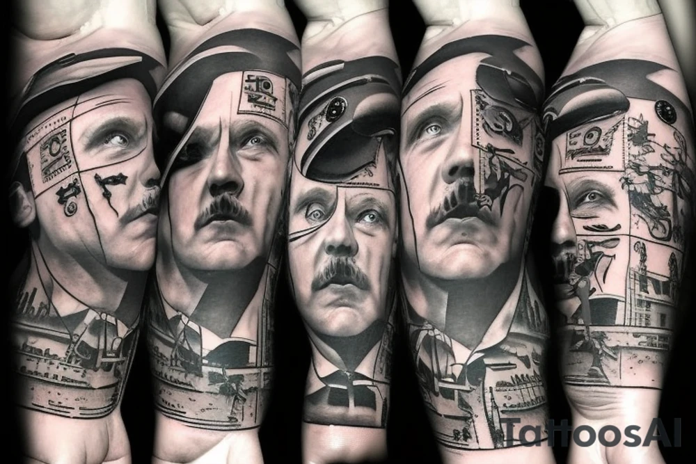The end of humanity tattoo idea
