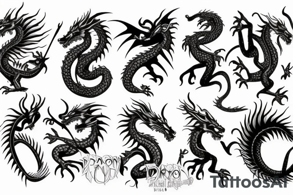 Dragon tattoo idea