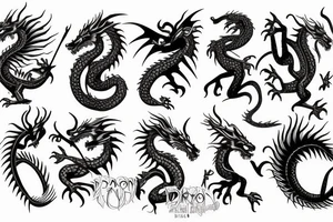 Dragon tattoo idea