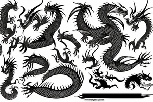 Dragon tattoo idea