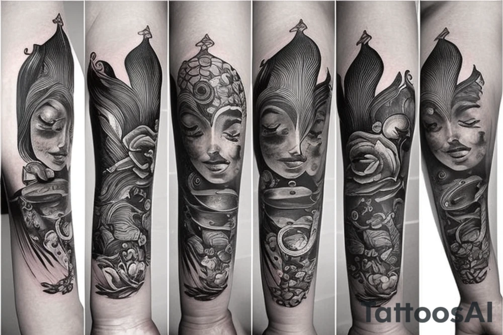 aquarius tattoo idea