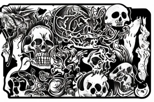 The end of humanity tattoo idea