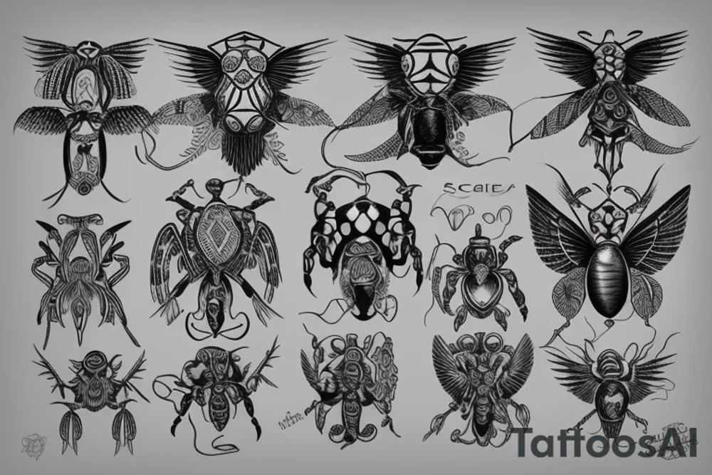 scarab tattoo idea