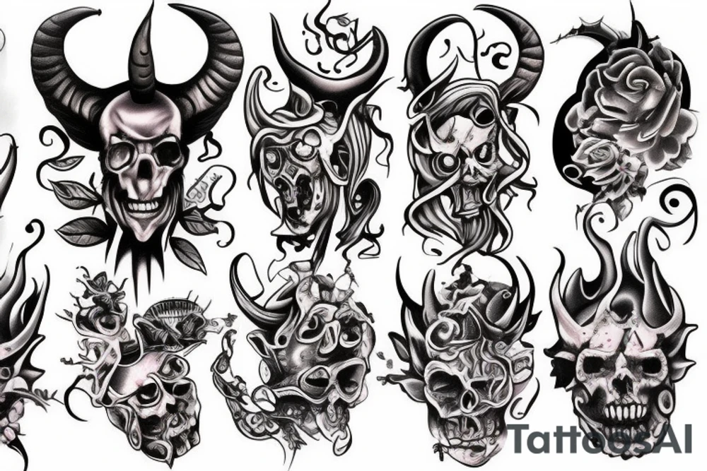 Devil tattoo idea