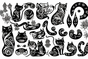 Cat looks like god tattoo idea