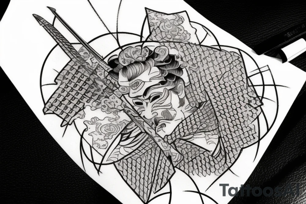 Samurai tattoo idea