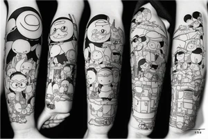 Many characters miyazaki together tattoo idea