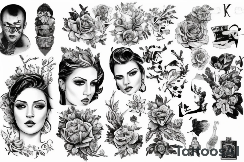 Джокер с сигаретой внутри игральной карты tattoo idea